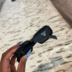 Prada Glossy Black Designer Sunglasses